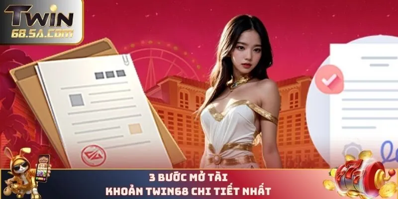 3 bước mở tài khoản TWIN68 chi tiết nhất
