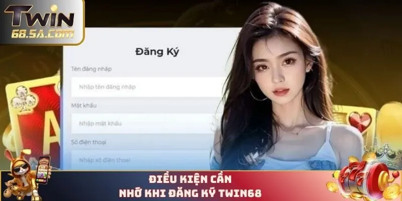 Điều kiện cần nhớ khi đăng ký TWIN68